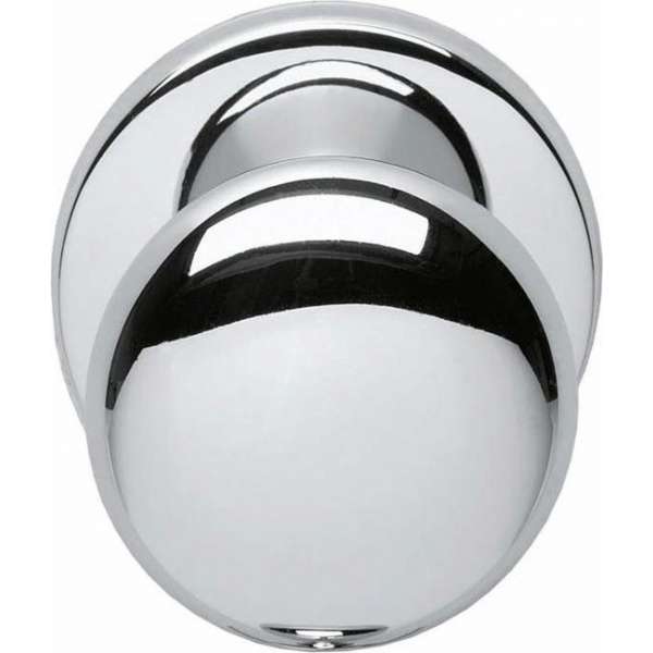 Intersteel Voordeurknop Paddenstoel 57 mm chroom Intersteel Voordeurknop Paddenstoel 57 mm chroom