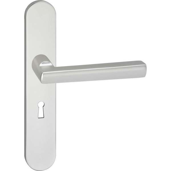 Impresso Leeds Deurklink – Deurbeslag – Ovaal – Deurschild met Sleutelgat – Aluminium Impresso Leeds Deurklink – Deurbeslag – Ovaal – Deurschild met Sleutelgat – Aluminium
