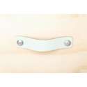 Leren handgreep Mint L 15x3 cm SET van 6 STUKS