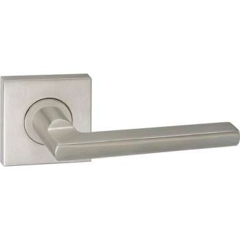 Impresso Kirby Deurklink – Deurbeslag – Vierkant – Rozet – Zilver