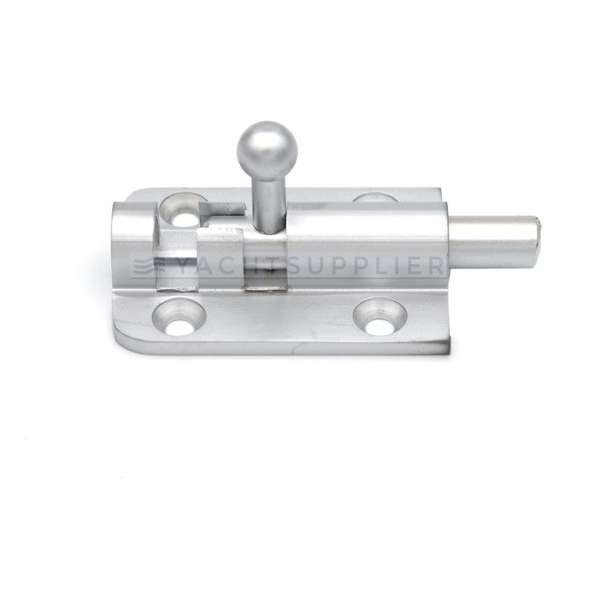 Profielgrendel inclusief sluitbeugel - Messing mat chroom - 50x34mm - 8mm stift - S&B 242105.9 Profielgrendel inclusief sluitbeugel - Messing mat chroom - 50x34mm - 8mm stift - S&B 242105.9