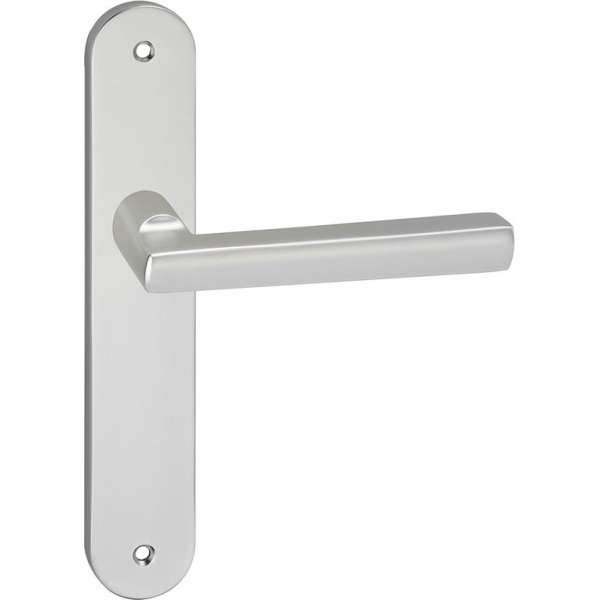 Impresso Leeds Deurklink – Deurbeslag – Ovaal – Deurschild met Schroef – Aluminium Impresso Leeds Deurklink – Deurbeslag – Ovaal – Deurschild met Schroef – Aluminium