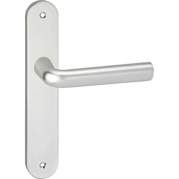 Impresso Bolton Deurklink – Deurbeslag – Ovaal – Deurschild met Schroef – Zilver Impresso Bolton Deurklink – Deurbeslag – Ovaal – Deurschild met Schroef – Zilver
