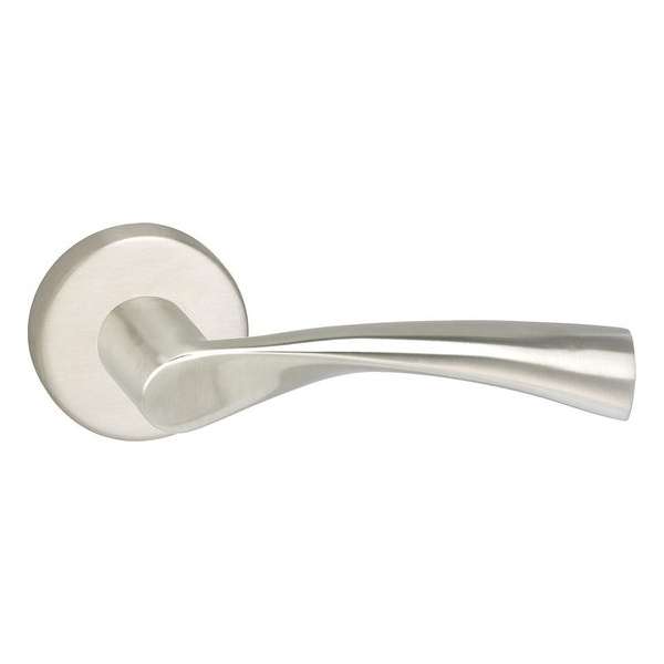 Impresso Wigston Deurklink – Deurbeslag – Rond – Rozet – Zilver Impresso Wigston Deurklink – Deurbeslag – Rond – Rozet – Zilver