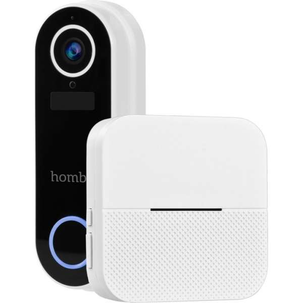 Hombli Smart Doorbell 2 Pack - White (incl. Chime) Hombli Smart Doorbell 2 Pack - White (incl. Chime)