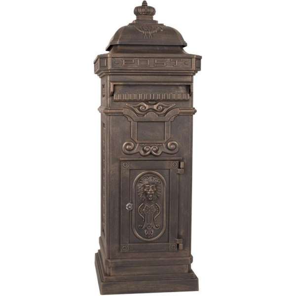 Kolom brievenbus XL Bronze Kolom brievenbus XL Bronze