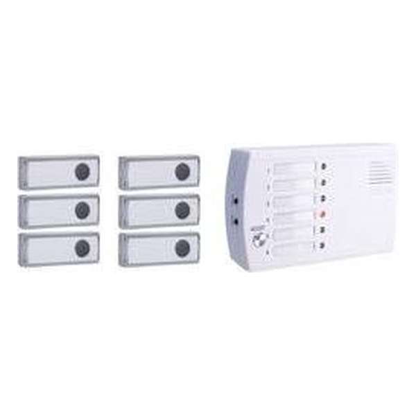 m-e modern-electronics FRS-106.1 Draadloos belsysteem voor Draadloze deurbel m-e modern-electronics FRS-106.1 Draadloos belsysteem voor Draadloze deurbel