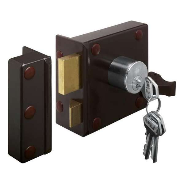 Lips oplegslot 1753-50 mm met vaste cilinder D2 SKG** Lips oplegslot 1753-50 mm met vaste cilinder D2 SKG**