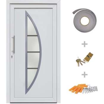 Voordeur 98x208 cm wit