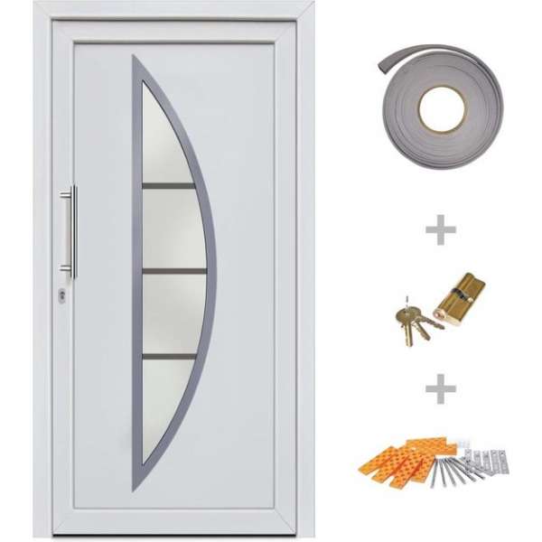 Voordeur 98x208 cm wit Voordeur 98x208 cm wit