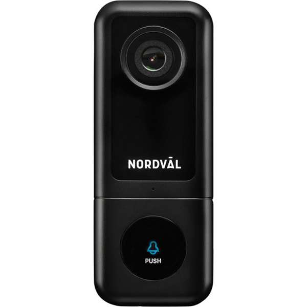 Nordväl SH105 Slimme Video Deurbel met 2K Camera + WiFi + 128GB SD kaart Nordväl SH105 Slimme Video Deurbel met 2K Camera + WiFi + 128GB SD kaart