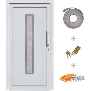 vidaXL Voordeur 98x190 cm wit