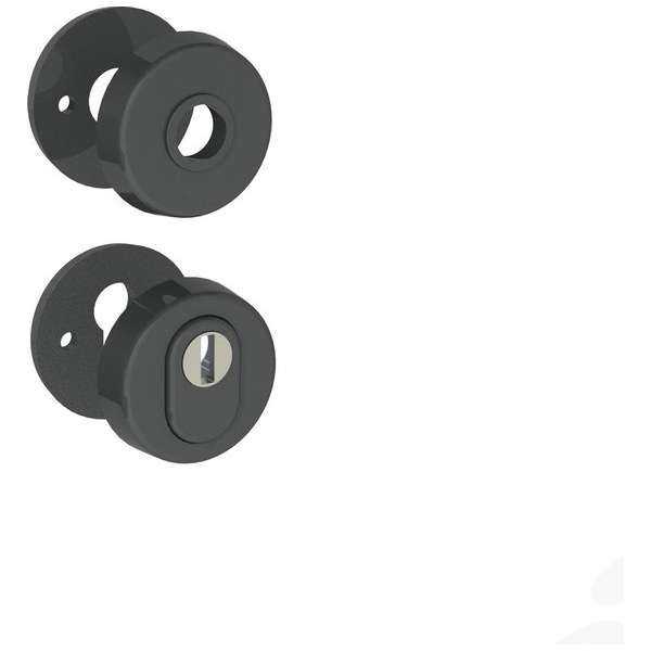 NEMEF Hollands Design Deurrozet Rond Zwart Anti-kerntrek SKG 3-sterren 3725 NEMEF Hollands Design Deurrozet Rond Zwart Anti-kerntrek SKG 3-sterren 3725