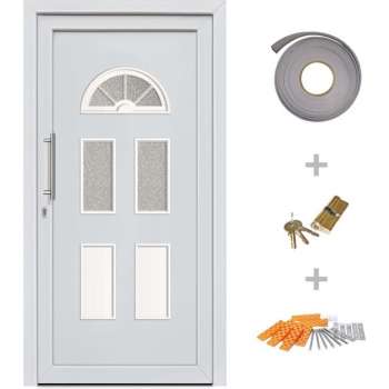 vidaXL Voordeur 98x208 cm wit