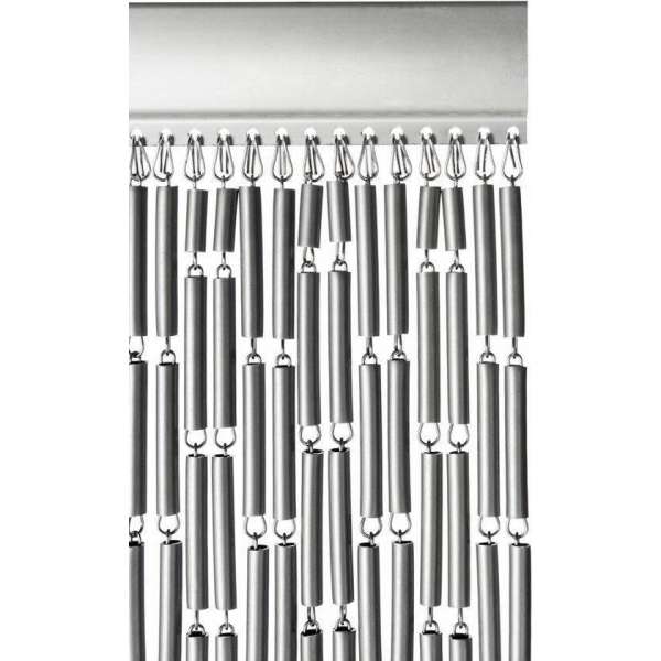 Wicotex - Vliegengordijn Tubes - 90x210 cm – Grijs Wicotex - Vliegengordijn Tubes - 90x210 cm – Grijs