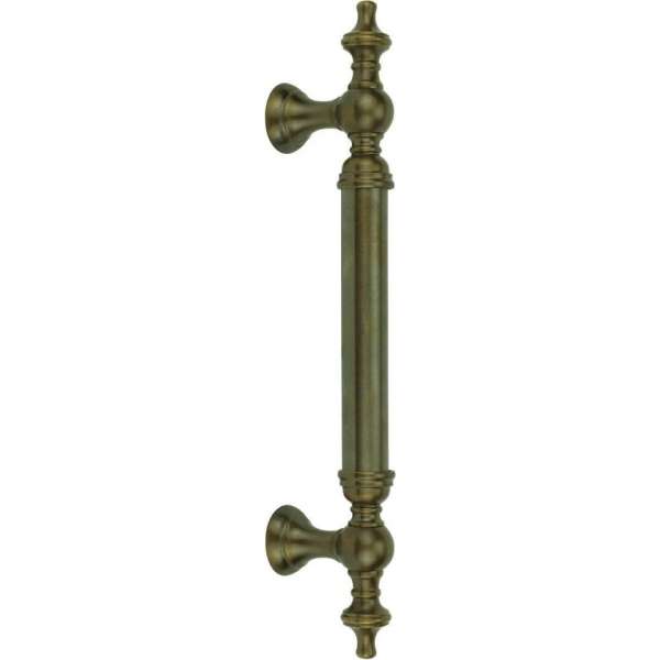 Deurgreep voordeur lange stang messing brons Volkach - 340 mm Deurgreep voordeur lange stang messing brons Volkach - 340 mm