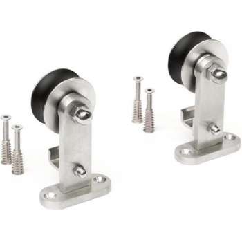 Hangrolset (2x) 'Sem' rvs incl.bevest.mat.