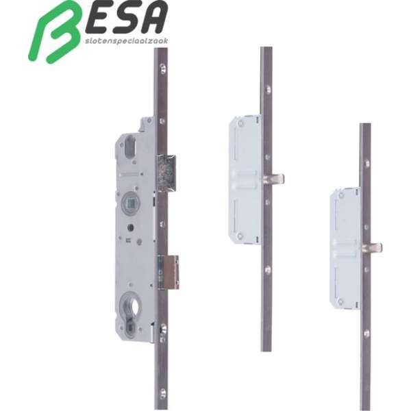 KFV Meerpuntsluiting AS2300 92/45 met 2 pinnen Voorplaat: 16mm, W000 KFV Meerpuntsluiting AS2300 92/45 met 2 pinnen Voorplaat: 16mm, W000