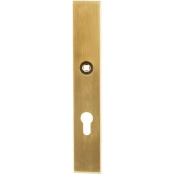 veiligheidsbinnenschild rechthoekig PC92 Messing PVD