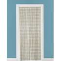 Vliegengordijn/deurgordijn PVC tube beige - 90 x 220 cm - Insectenwerende vliegengordijnen