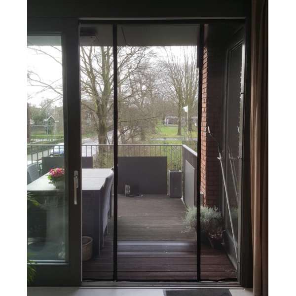 Ki-tec | Magnetisch vliegengordijn | 207 cm x 229 cm | voor schuifpui of dubbele deuren | twee openingen Ki-tec | Magnetisch vliegengordijn | 207 cm x 229 cm | voor schuifpui of dubbele deuren | twee openingen