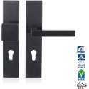 GPF Veiligheidsgarnituur knop/kruk Antraciet rechthoek PC72 SKG***