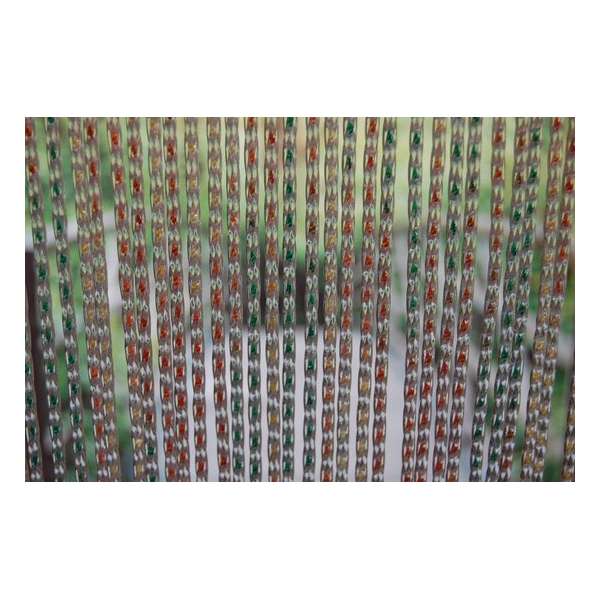 Vliegengordijn Lazio 2, 100x230 cm. Groen-bruin-geel Vliegengordijn Lazio 2, 100x230 cm. Groen-bruin-geel
