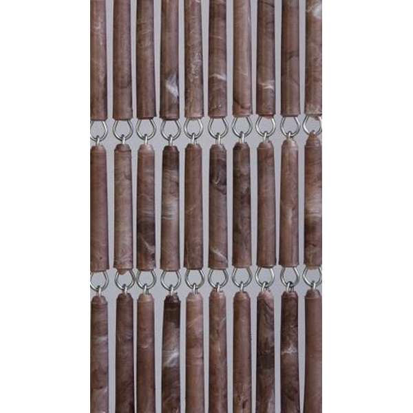 Vliegengordijnexpert Vliegengordijn - 90 x 210 cm - Bruine Hulzen Vliegengordijnexpert Vliegengordijn - 90 x 210 cm - Bruine Hulzen
