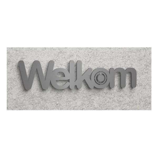 RVS deurbel " Welkom' RVS deurbel " Welkom'