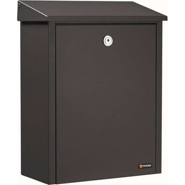 Ivana Postkast 390 - Zwart - 390x280x150mm Ivana Postkast 390 - Zwart - 390x280x150mm