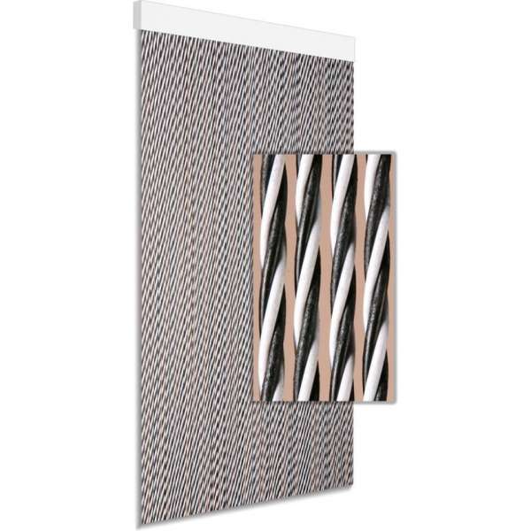 DEGOR Dara - Vliegengordijn/deurgordijn - 90x210 cm - Zwart DEGOR Dara - Vliegengordijn/deurgordijn - 90x210 cm - Zwart