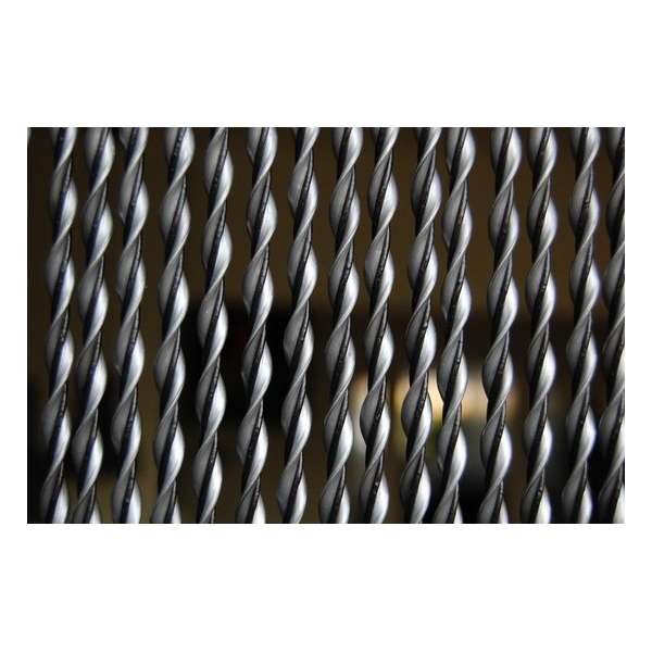 La Tenda Deurgordijn Vliegengordijn RIVA 3 140x230cm zilvergrijs-zwart La Tenda Deurgordijn Vliegengordijn RIVA 3 140x230cm zilvergrijs-zwart