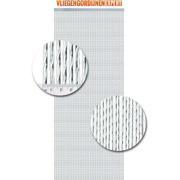 Vliegengordijnenexpert Bali - Vliegengordijn - 92x210 cm - Zwart met transparant Vliegengordijnenexpert Bali - Vliegengordijn - 92x210 cm - Zwart met transparant