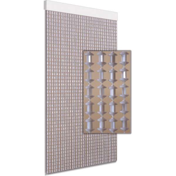 DEGOR Vliegengordijn/deurgordijn Cesar - Wit 90x210 cm DEGOR Vliegengordijn/deurgordijn Cesar - Wit 90x210 cm