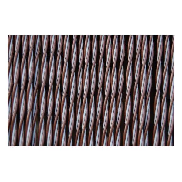 Vliegengordijn Padova 2, 90x210 cm. Grijs/bruin-Wit Vliegengordijn Padova 2, 90x210 cm. Grijs/bruin-Wit