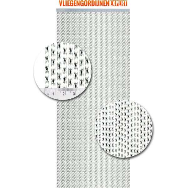 Vliegengordijnenexpert Lucca - Vliegengordijn - 100x240 cm - Transparant met Zwart Vliegengordijnenexpert Lucca - Vliegengordijn - 100x240 cm - Transparant met Zwart
