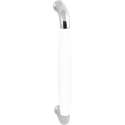 GPF4926.49A deurgreep Ika RVS gepolijst/wit gebogen 130x60/114mm