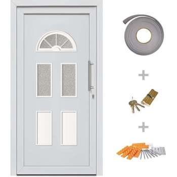 Voordeur 88x208 cm wit