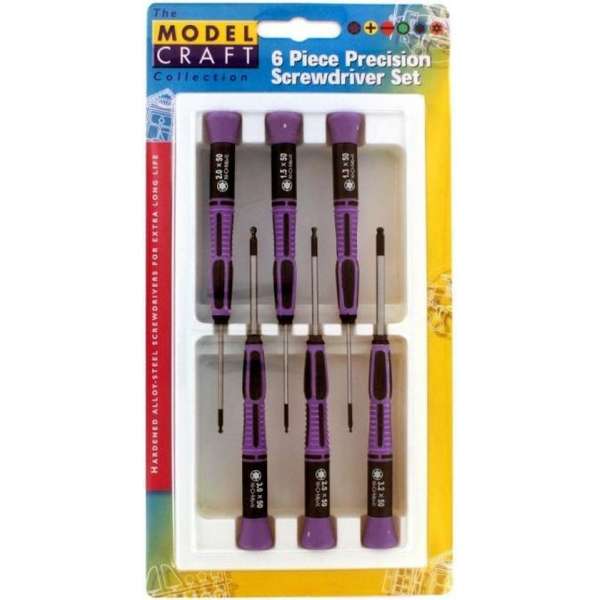 6 delige Ballpoint schroevendraaierset Model Craft 6 delige Ballpoint schroevendraaierset Model Craft