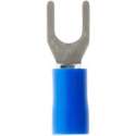 Zenitech Kabelschoentjes Vork 4 Mm Ø1,22 - 2,28 Mm 10 Stuks Blauw