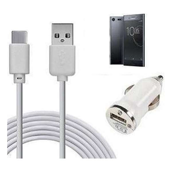 Sony Xperia XZ Premium Autolader USB C Sony Xperia XZ Premium Autolader USB C
