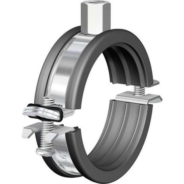 FLAM tweedelige beugel BSM, staal, blank, uitw buisdiam 48 - 52mm FLAM tweedelige beugel BSM, staal, blank, uitw buisdiam 48 - 52mm