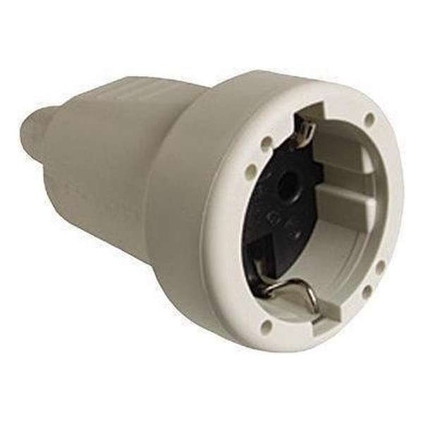 Plieger contrastekker randaarde pvc wit Plieger contrastekker randaarde pvc wit