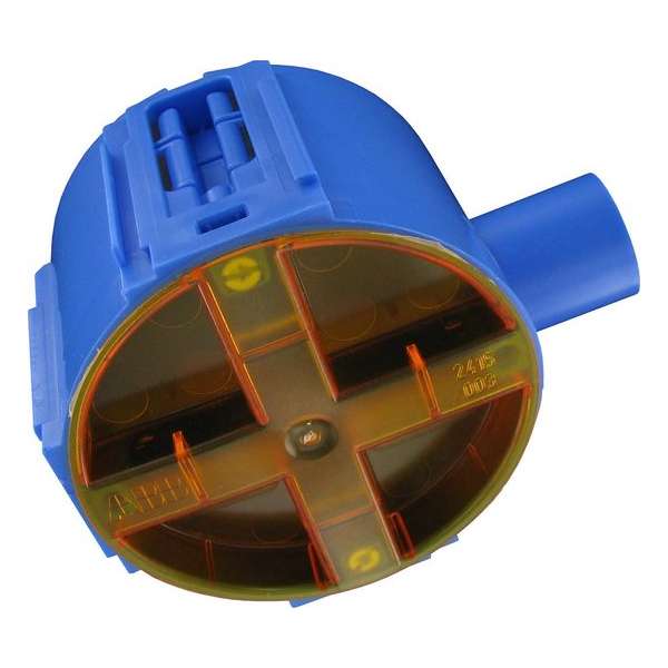 ABB - Inbouwdoos - Hafobox - 50mm - 5/8inch - Incl. Deksel - Blauw ABB - Inbouwdoos - Hafobox - 50mm - 5/8inch - Incl. Deksel - Blauw