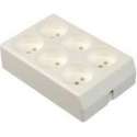 TAFELDOOS Wit 6-v. Blok