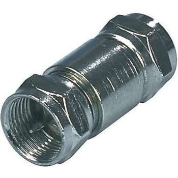 F -Connector Male naar F -Connector Male - Koppelstuk