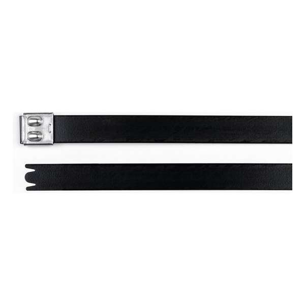 HellermannTyton 111-00299 MBT14XHFC-SS316/SP-BK Kabelbinder Zwart Met kogelsluiting, UV-stabiel 1 stuk(s) HellermannTyton 111-00299 MBT14XHFC-SS316/SP-BK Kabelbinder Zwart Met kogelsluiting, UV-stabiel 1 stuk(s)