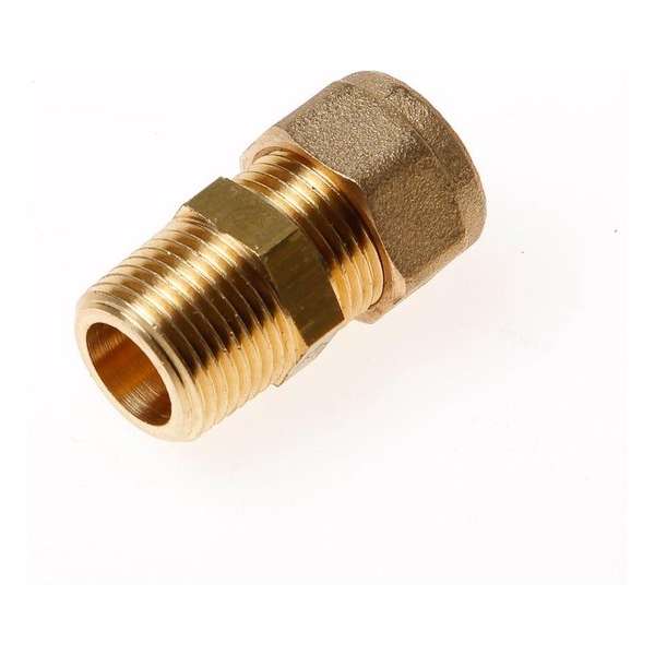 Installatiebranche Overgangskoppeling buitendraads knel 3/8" x 12mm Installatiebranche Overgangskoppeling buitendraads knel 3/8" x 12mm