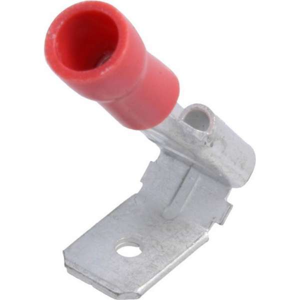 Kabelschoen Vlakstekker - per 10 stuks - Rood - Insteekbreedte 0.5 tot 1.5 mm Insteekdikte 0.8 mm Kabelschoen Vlakstekker - per 10 stuks - Rood - Insteekbreedte 0.5 tot 1.5 mm Insteekdikte 0.8 mm
