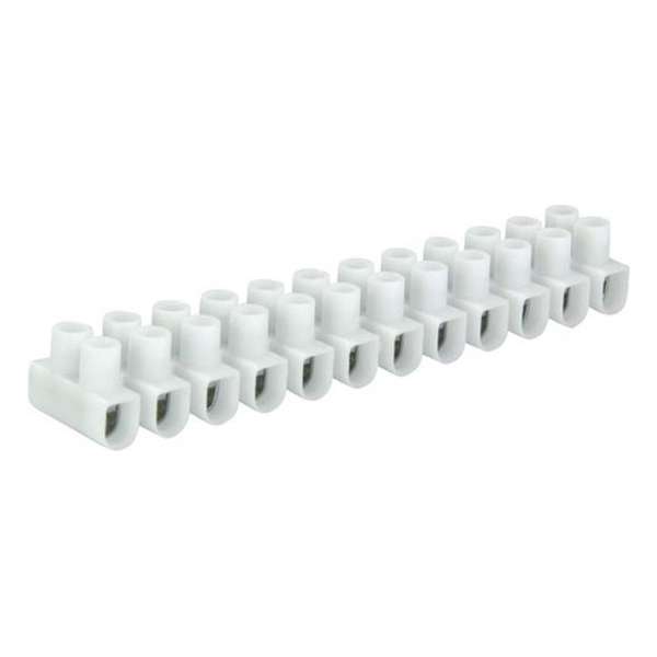 Kroonsteen strip 2,5 - 4 mm2 wit Kroonsteen strip 2,5 - 4 mm2 wit